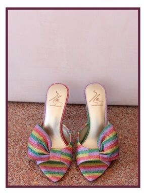 NWOB Antonio Melani X The Nat Note Julieta Heels Size 8